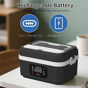 Boîte repas chauffante rechargeable Amazon