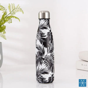 Bouteille Isotherme Tropical Noire Sac Isotherme