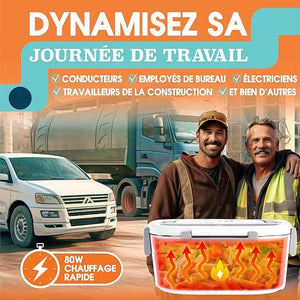 Gamelle Chauffante 12V / 24V / 220V- boite Amazon