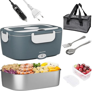 Gamelle Chauffante Électrique 75W, 1,5L Acier Inoxydable 12V/24V/220V Amazon