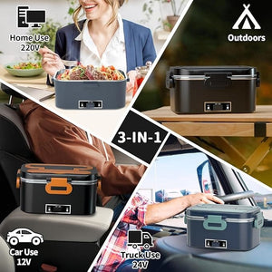 Gamelle chauffante rapide – Boîte repas chauffante à chauffage rapide Amazon