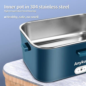 Gamelle Chauffante Ultra Rapide 100W 1,8L (12V/24V, 220V) avec Sac Amazon