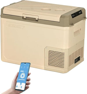 Glacière à Compression 40L – Réfrigérateur Portable 12/24V pour Voiture, Camping, Bureau ou Pique-Nique – Mini Frigo Congélateur –20°C à +20°C Amazon