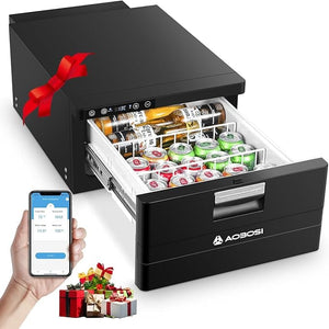 Glacière à Compression Silencieuse avec APP, 12/24V pour Voiture, Camping-Car et Bateau (-20℃ à +20℃ Amazon