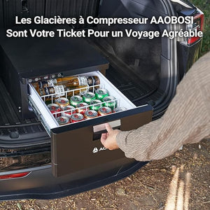 Glacière à Compression Silencieuse avec APP, 12/24V pour Voiture, Camping-Car et Bateau (-20℃ à +20℃ Amazon