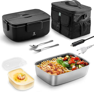 Lunch Box Chauffante 2L 80W / 12v 24v 220v Amazon