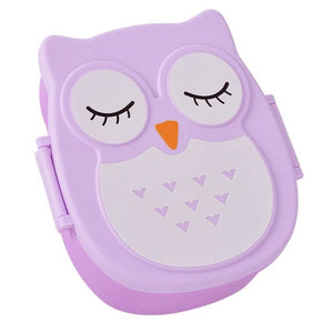 Lunch Box Enfant motif Hibou Violet Sac Isotherme