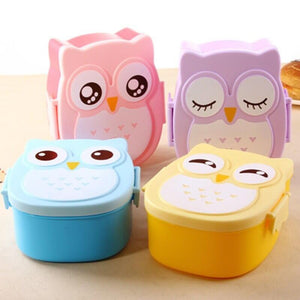 Lunch Box Enfant motif Hibou Violet Sac Isotherme