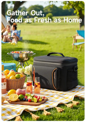 Petite Glacière Repas 13L - Glacière Souple Portable Sac Isotherme