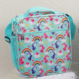 Sac à Goûter Fille Imprimé Licorne Sac Isotherme