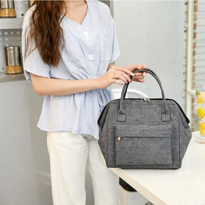 Sac à Main Isotherme Repas Gris Sac Isotherme