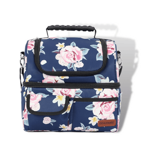 Sac Isotherme Bleu à Fleurs Sac Isotherme