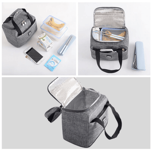 Sac Isotherme Bureau Repas | Gris Sac Isotherme