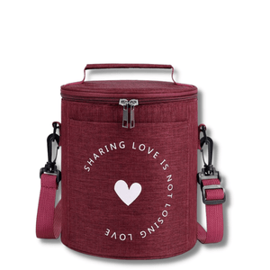 Sac Rond Isotherme Bordeaux Sac Isotherme