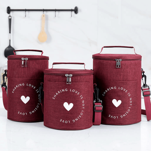 Sac Rond Isotherme Bordeaux Sac Isotherme