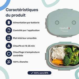 Boîte à déjeuner chauffante compacte Amazon