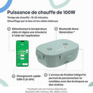 Boîte à déjeuner chauffante compacte Amazon