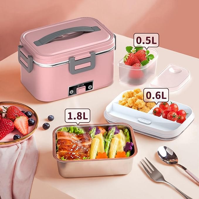 Boîte à Lunch Chauffante électrique 100 W 3 en 1 Amazon