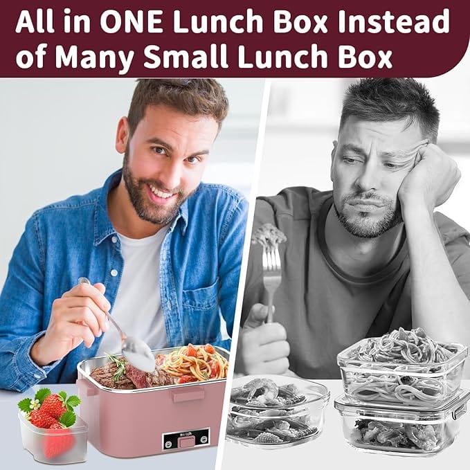 Boîte à Lunch Chauffante électrique 100 W 3 en 1 Amazon