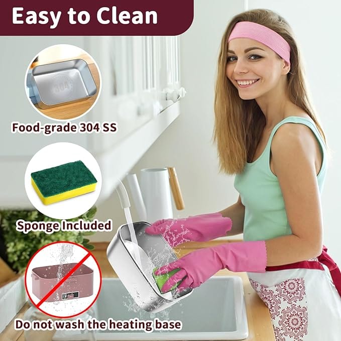 Boîte à Lunch Chauffante électrique 100 W 3 en 1 Amazon