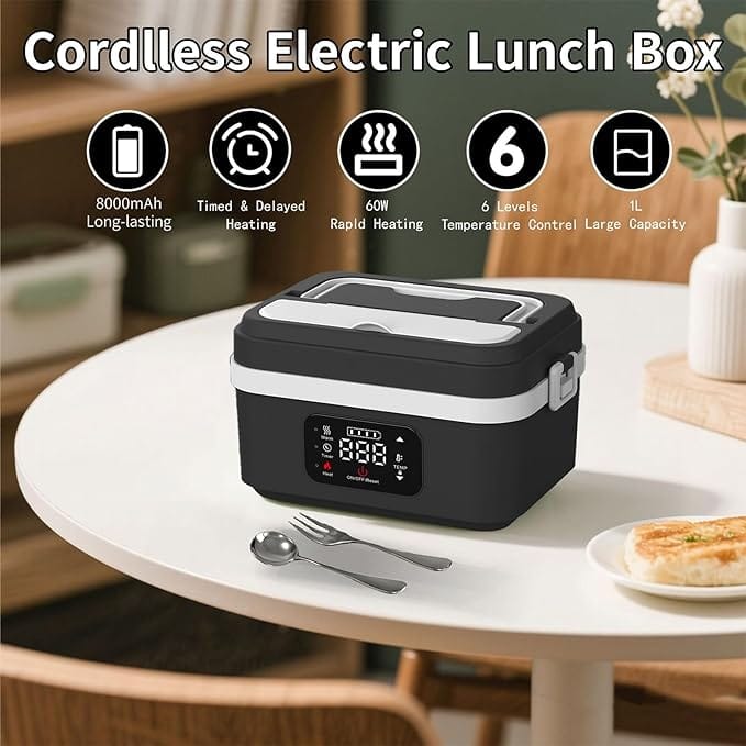 Boîte repas chauffante rechargeable Amazon