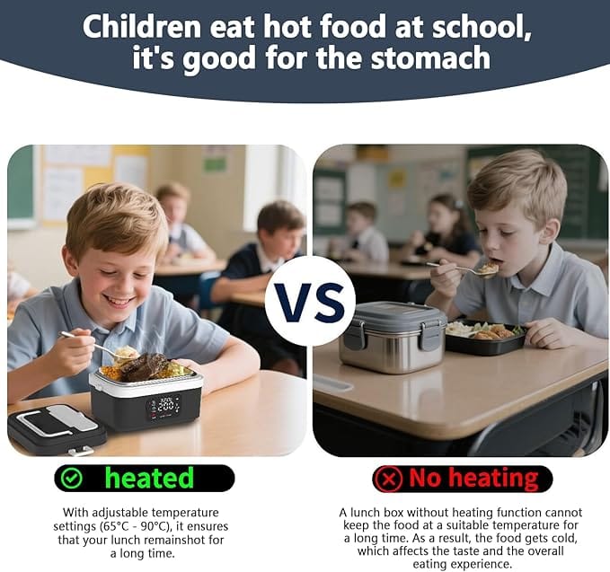 Boîte repas chauffante rechargeable Amazon