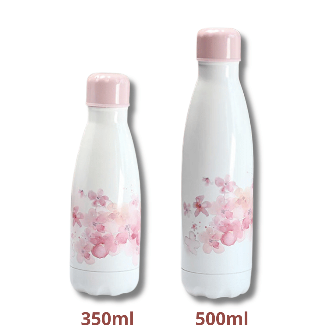 Bouteille Thermos Fleurie Sac Isotherme