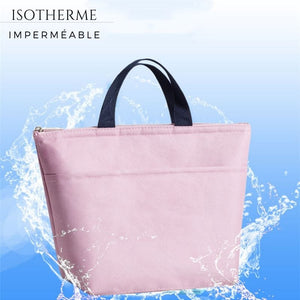Cabas Isotherme Rose impermiable - Sac Isotherme