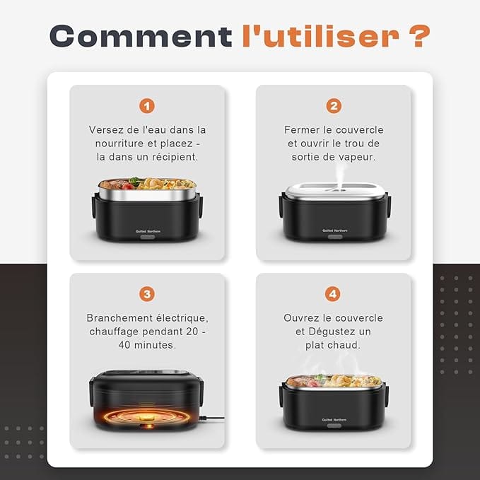 Lunch Box Chauffante Électrique 3 en 1 Amazon