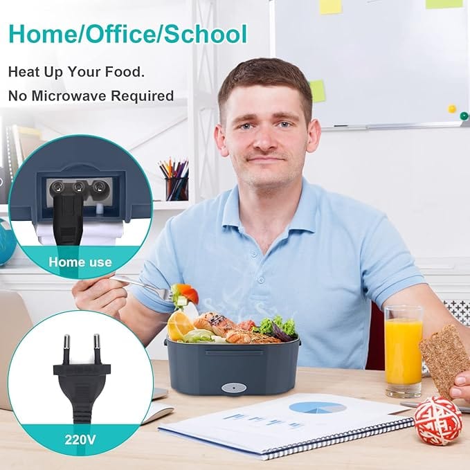 Gamelle Chauffante 3 en 1 Portable 1.5L, 60W (12V/24V/220V) Amazon