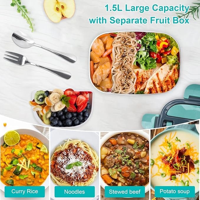 Gamelle Chauffante 3 en 1 Portable 1.5L, 60W (12V/24V/220V) Amazon