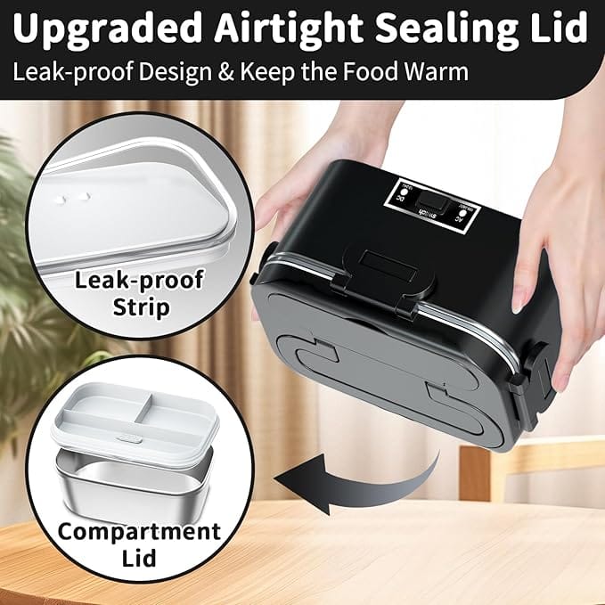 Gamelle chauffante rapide – Boîte repas chauffante à chauffage rapide Amazon