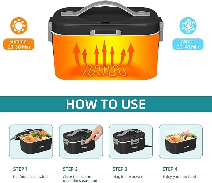 Gamelle chauffante silencieuse 75W Amazon