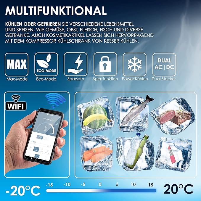 Glacière à compression électrique 30L – Réfrigérateur portable -20°C Amazon
