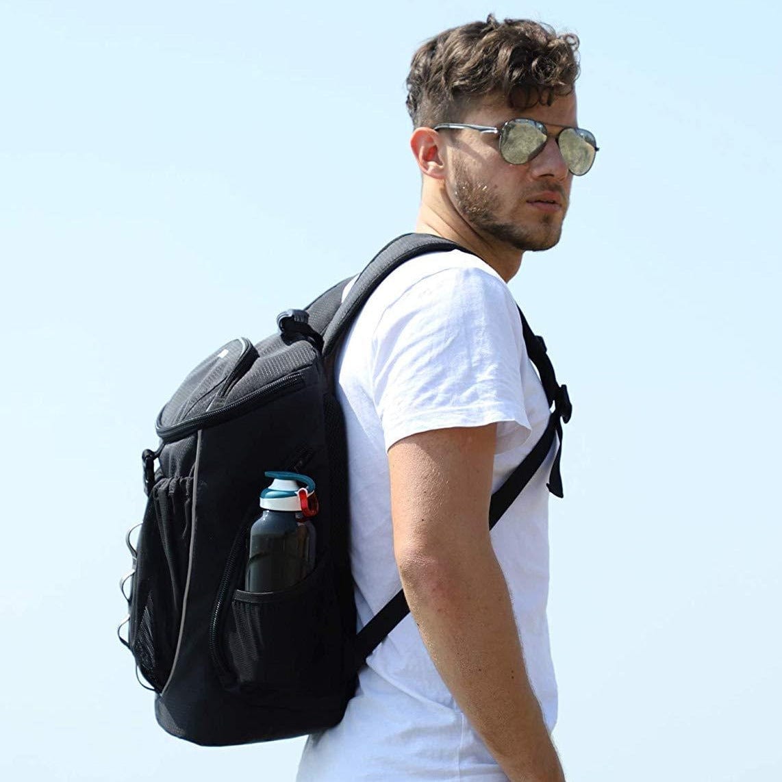 Grand Sac à Dos Isotherme Noir Sac Isotherme