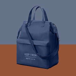 Grand Sac à Lunch Femme de 15 Litres- Bleu