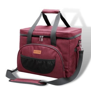 Grand Sac Isotherme Repas Bordeaux | Sac Isotherme