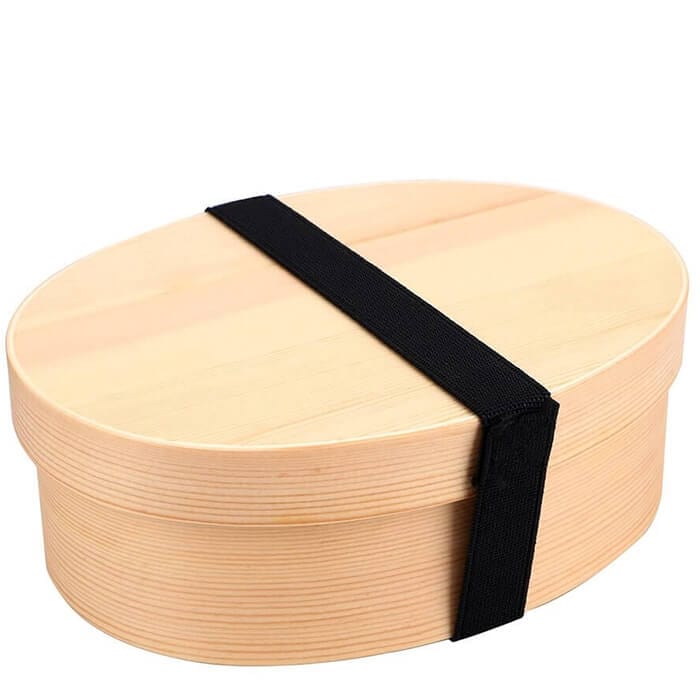 Lunch Box Bento en Bois pour Enfant Sac Isotherme
