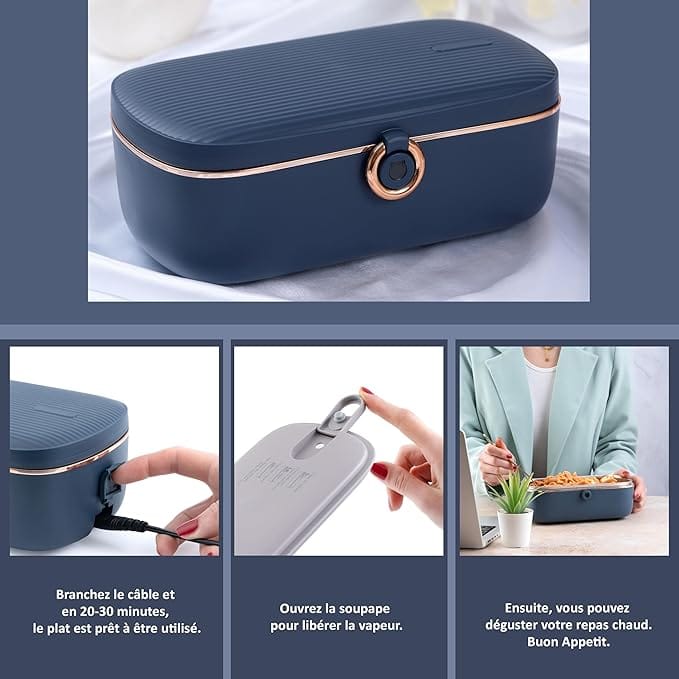 Lunch Box Chauffante 2 Compartiments Amazon