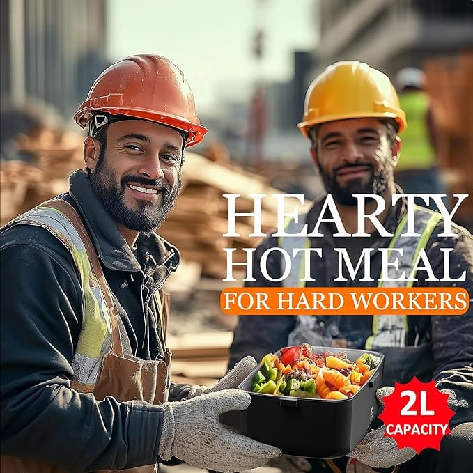 Lunch Box Chauffante 2L 80W / 12v 24v 220v Amazon