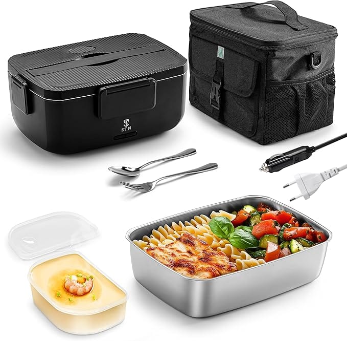 Lunch Box Chauffante 2L 80W / 12v 24v 220v Amazon