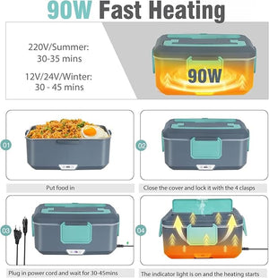 Lunch Box Chauffante Grande Capacité Amazon