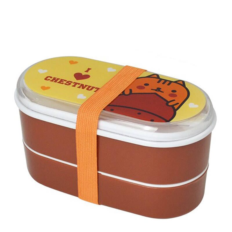 Lunch Box Enfant 600ml &quot;I love chestnut&quot; Sac Isotherme