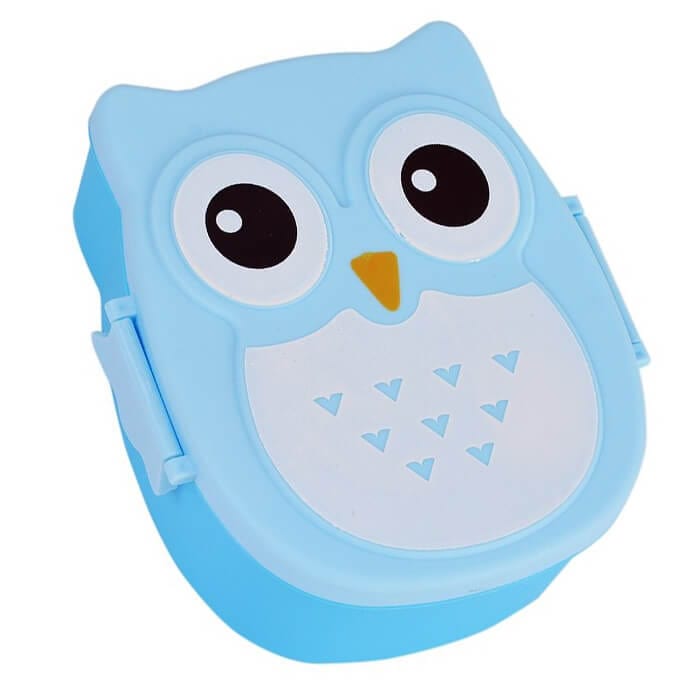 Lunch Box Enfant motif Hibou - Bleu Sac Isotherme