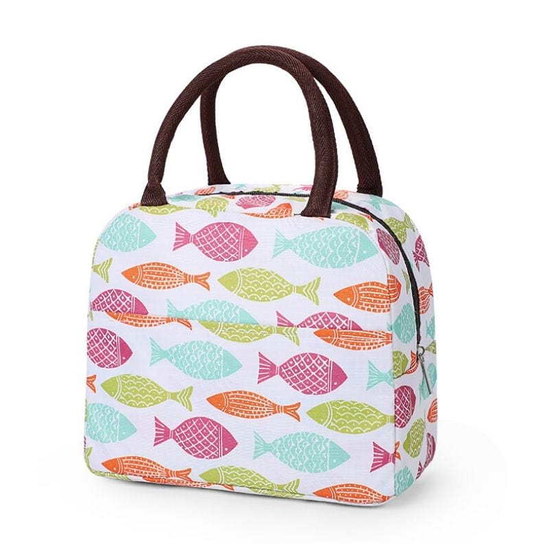 Petit Sac à Main Isotherme a motif Poisson Sac Isotherme
