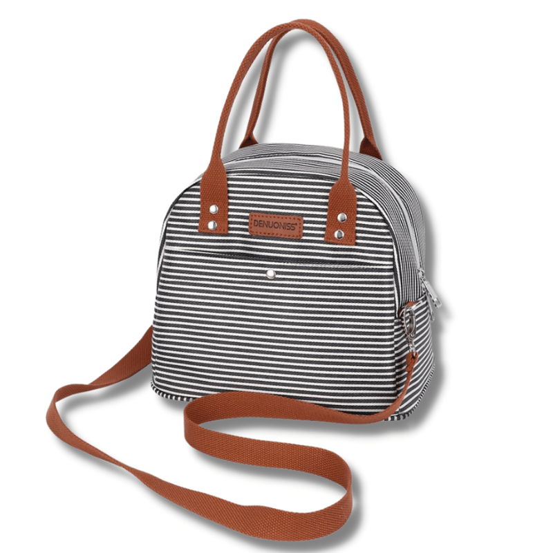 Sac à Déjeuner Isotherme à Rayures Sac Isotherme