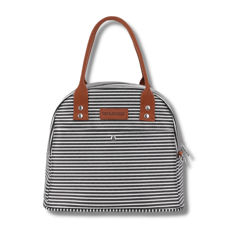 Sac à Déjeuner Isotherme à Rayures Sac Isotherme