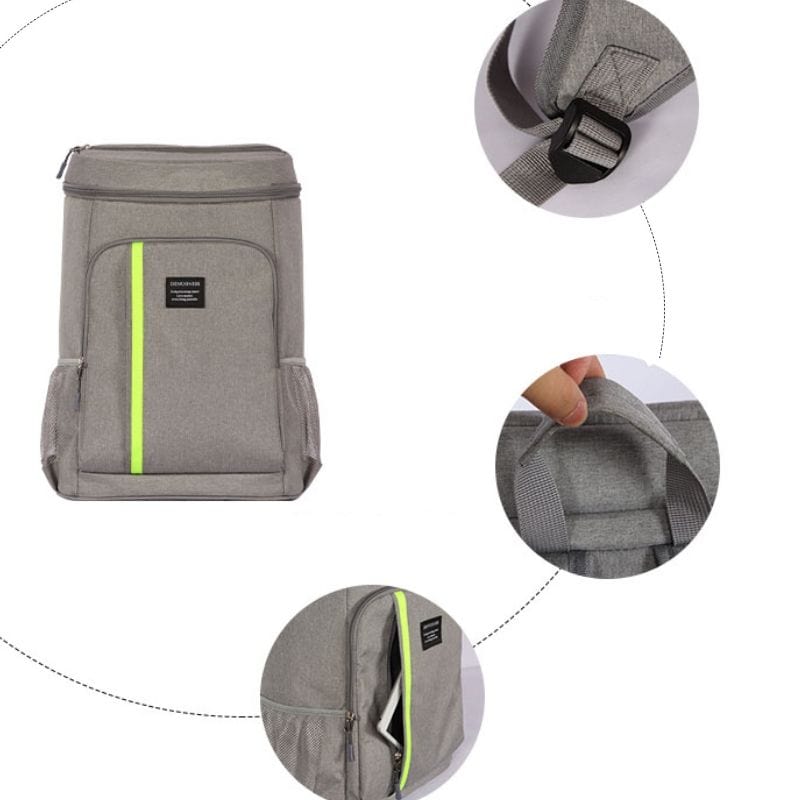 Sac à Dos Isotherme 30L - Gris Sac Isotherme