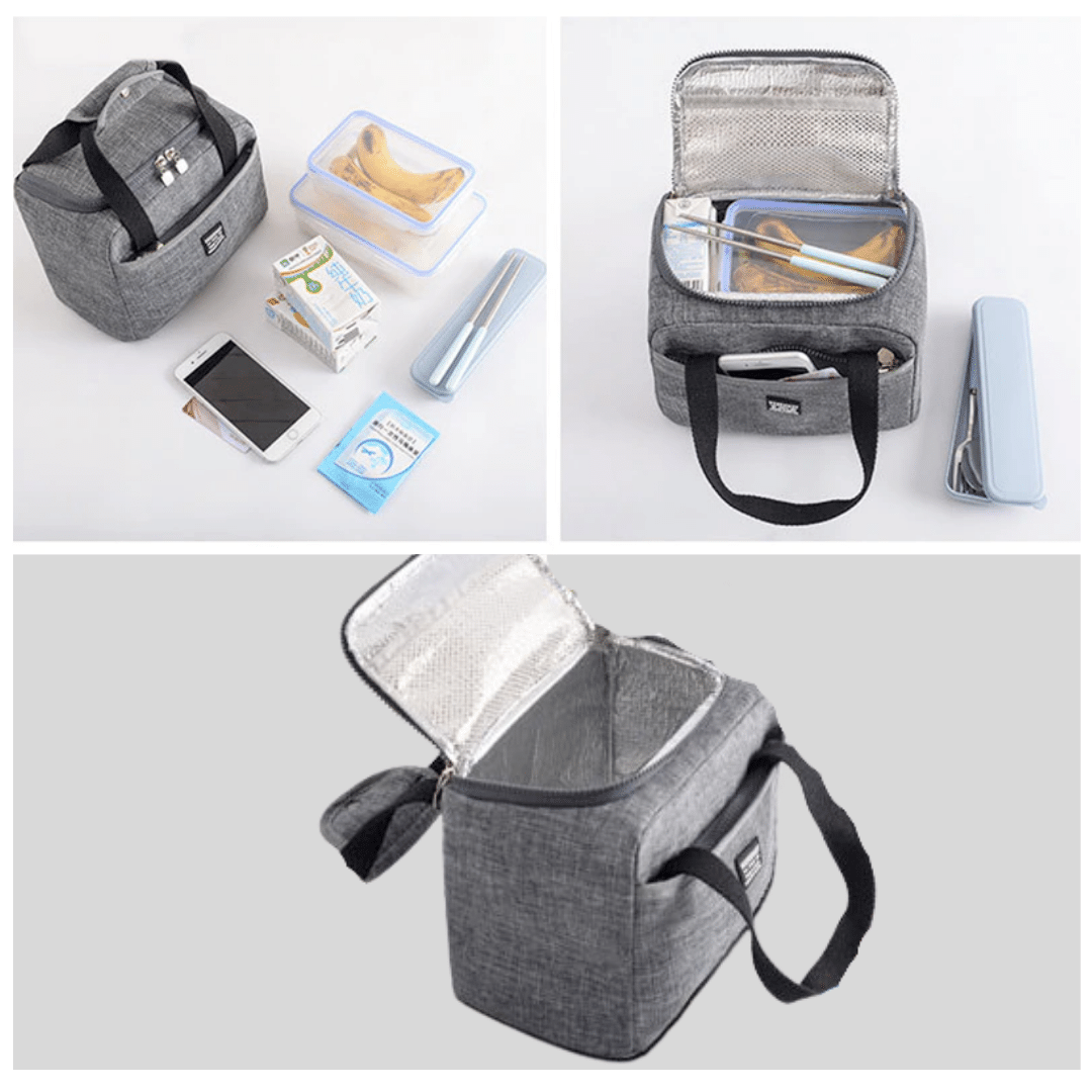 Sac Isotherme Bureau Repas | Gris Sac Isotherme