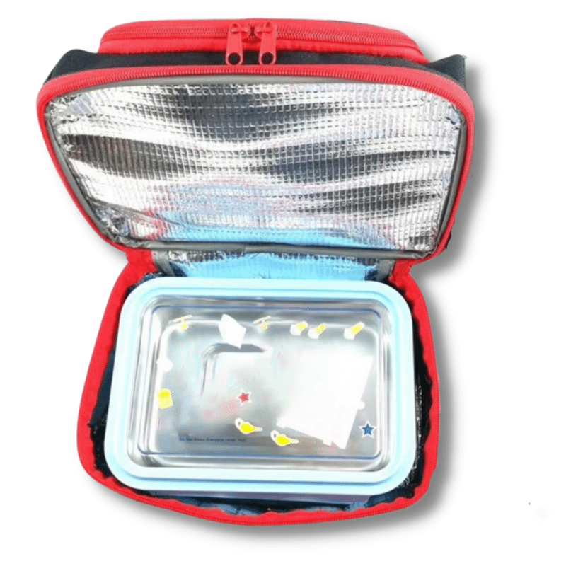 Sac Isotherme Enfant avec 2 Compartiments imprimé Requins Sac Isotherme